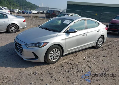 2018 Hyundai Elantra Se from USA, damaged, VIN 5NPD74LF6JH264445